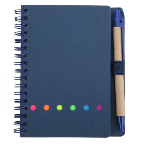 Business kontor enkel kohud anteckningsbok student anteckningsbok blå