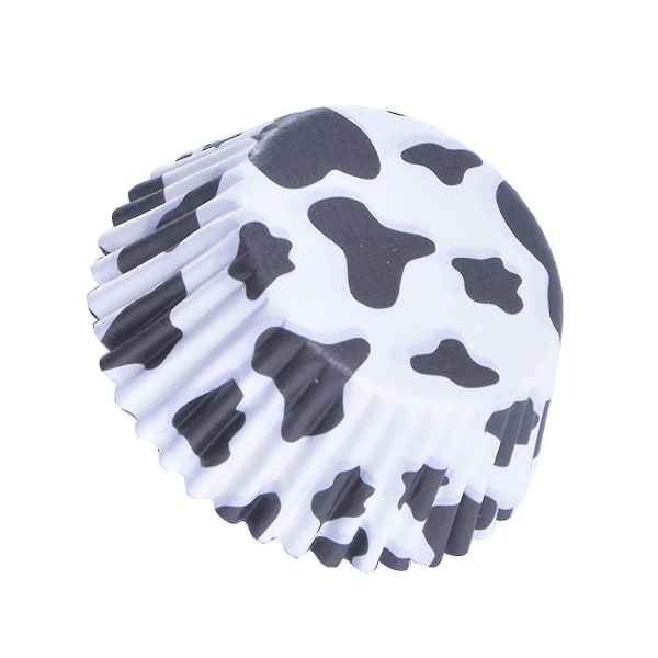 100 kpl Cow Print Paper Cupcakea