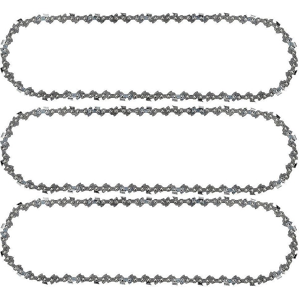 Setti 3 moottorisahan ketjua 3/8\"lp 52 lenkkiä 1,1mm 35cm matala palautus yhteensopiva Bosch Ake 35 S Ake 35 kanssa