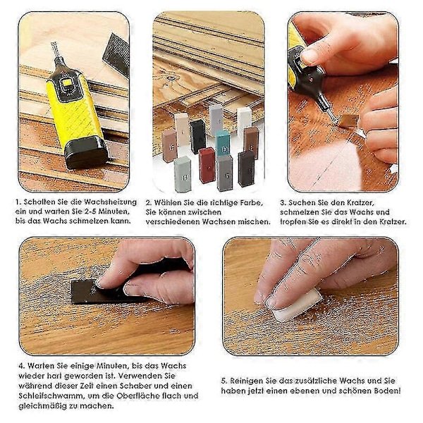 Flise Reparationskit 11.fks Reparationskit Til Fliser, Fliser Og Stengods Flise Reparationskit - Farve