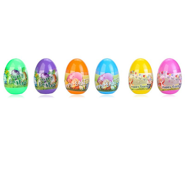 20 Pre-filled Easter Eggs Filled with Squishy Toys for Kids, Easter Eggs to Fill for Easter, for Easter Theme, Party, Hunt, Easter Baskets