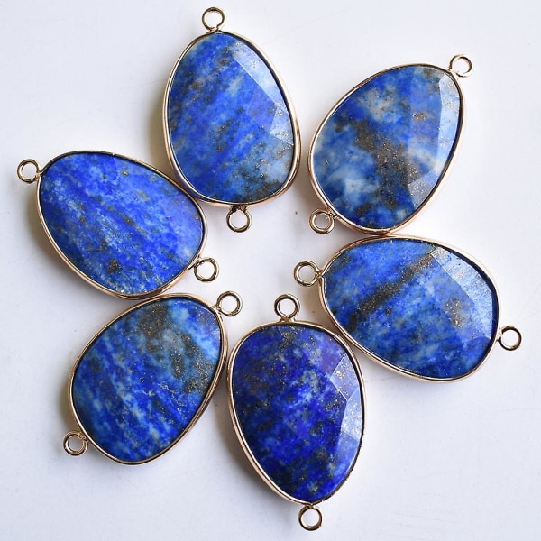 Smykkefremstilling DIY-tilbehør 6 stk lapis lazuli