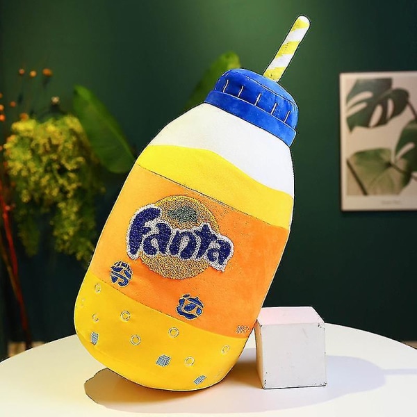 Creative Simulation Drink Soda Cuddle Kudde Coca-cola Sprite Plysch Doll Cuddle Nap filt Fanta
