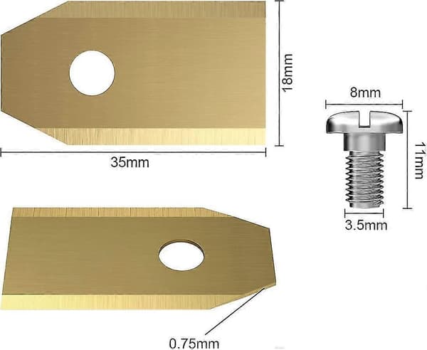 Titanium Erstatningsblad For Gressklipper, 30 Pakning Gressklipperblad, Gressklippere