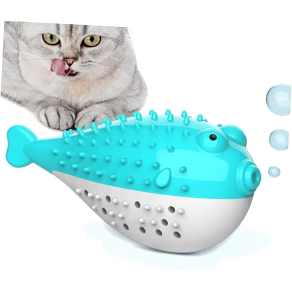 Kattmynta Leksaker 2-pack Malfisk Tuggleksak Husdjur Mint Kattmynta Korkbark Tandborste Katt Retpinne Rengöringspinne Rolig Tandrengöringspinne