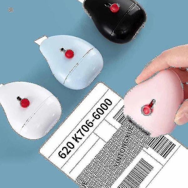 Identity Eft Protection Roller Stamp Anti-eft og Privacy Security Package Udpakningsværktøj . White