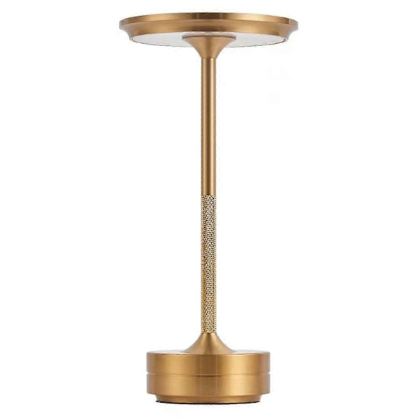 Sherum Ecolume Lampe Yifare Ecolume Øjenbeskyttelse LED Ecolume Lampe Bordlampe Genopladelig Tre-Farve Justering Gold
