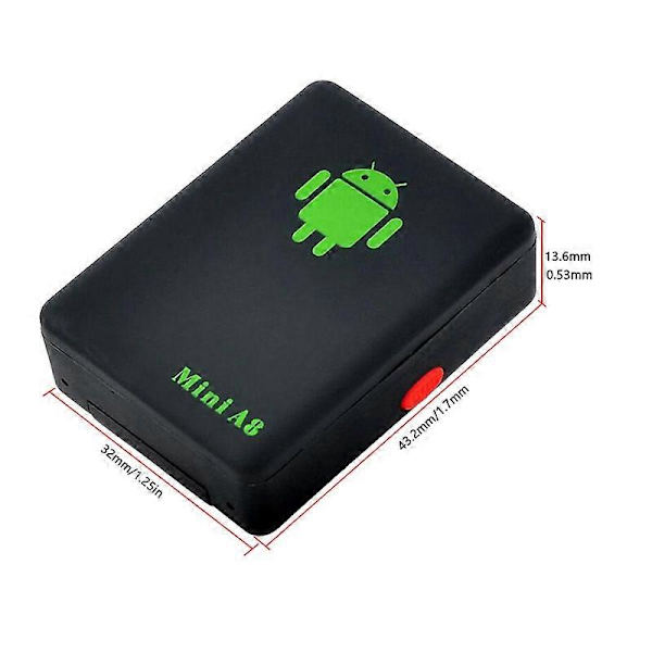 Med SOS-knap Tracker Smart Mini A8 Gsm/Gprs/Lbs Tracker Locator