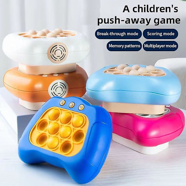 Push Game Pop Elektronisk Pushit Pro Super Boble Pop Spil Lys Push Up Poplight Anti-Stress Fidget Legetøj Velegnet til Børn Voksen Gave