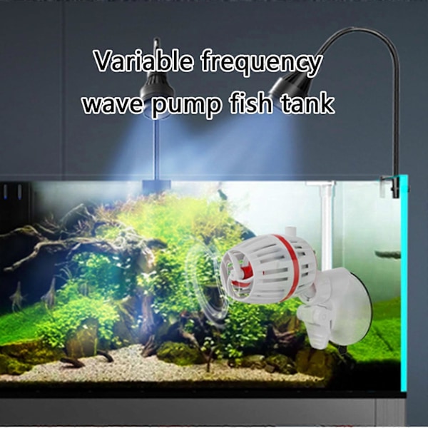 Akvarier Fisk Tankar Dränkbar Pump Vågmaskiner Vågor Skapare Vattenpump Fisk Tankar Våggeneratorer 1000BP frequency con