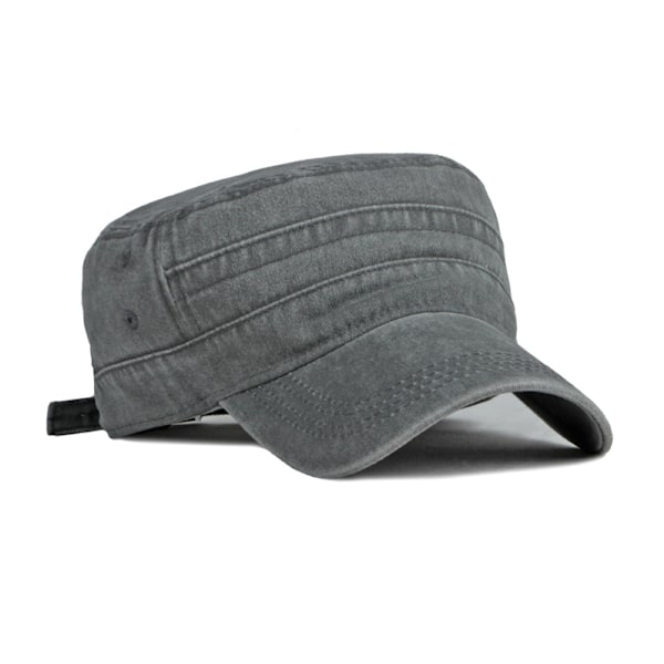 Herr & Dam Camouflage Justerbar Militärkeps Camouflage Militär Kadett Combat Cap Svart