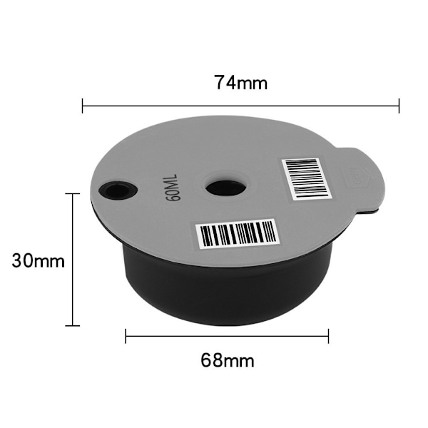 Bosch kaffemaskin återanvändbart kaffefilter kaffekapsel kaffefilterkopp kapsel kaffekopp