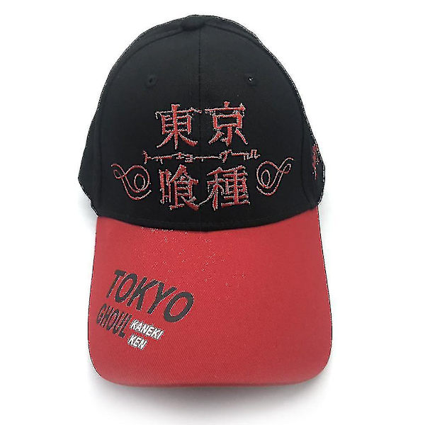 Hmwy-tokyo Ghoul Man Baseballhatt Kaneki Ken Touka Sportkeps Cap Bekväm Snapback-hatt i bomull