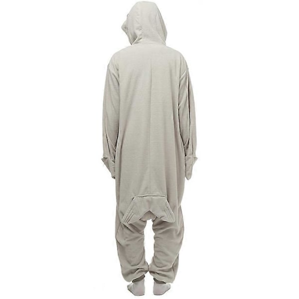 Gråsäl djur tecknad jumpsuit pyjamas herr- och damkläder för hemmet L
