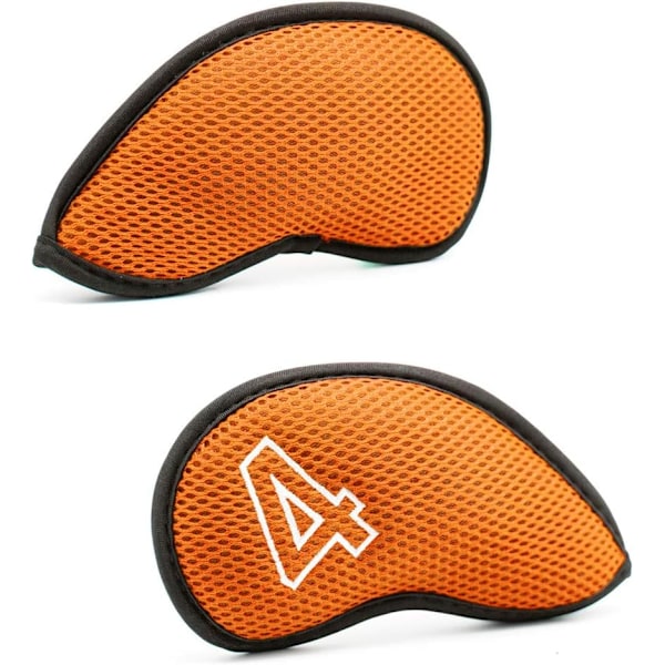 Mesh Järnklubbhuvudskydd (Orange)
