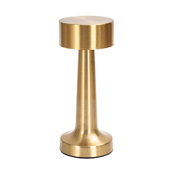 Bordlampe med USB-lading, Retro Metall Bordlampe, Dekorativ Liten Bordlampe, Nattelampe - 1 stk