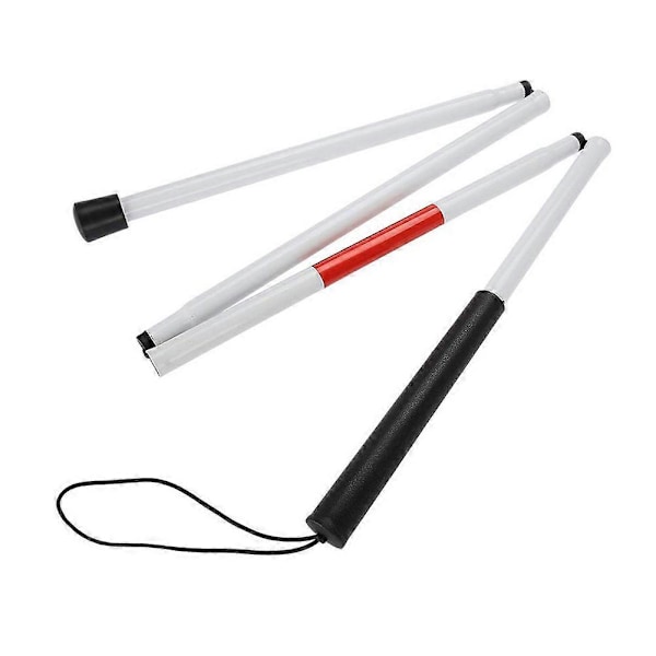 Vikbar Blindkäpp Aluminium Gåstav Krycka Reflex Blindkäpp Krycka Käpp För Synskadade