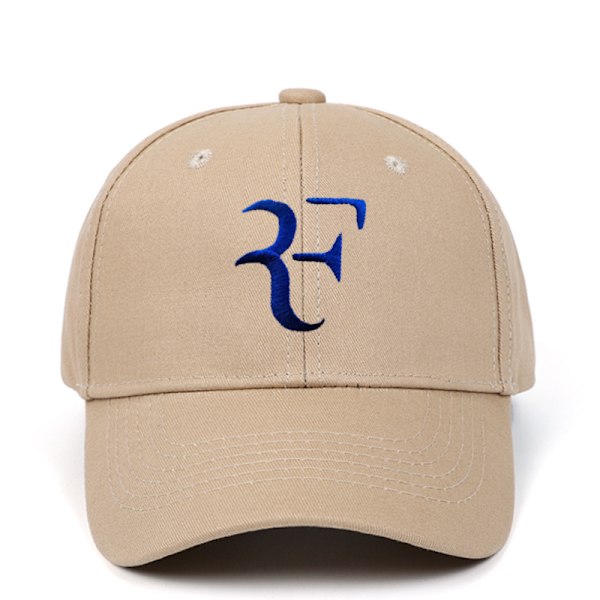 2019 Ebay Federer samma stil F broderad baseballkeps 8 färger valbara F tenniskeps