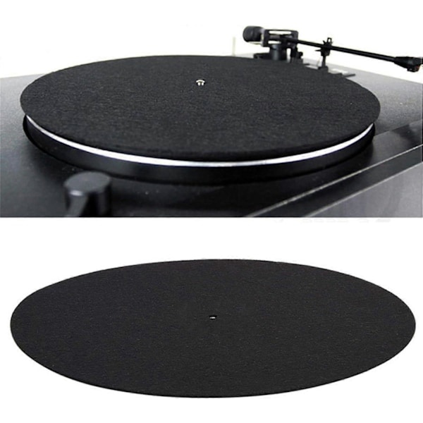DJ Platespiller Matte Antistatisk Matte Platespiller Matte Platespiller Slipmat Sklisikker Matte Vinyl Vinyl Slipmat, Filt Platepute 12 Tommer