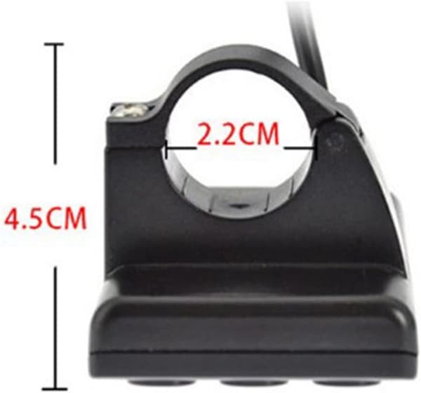 S866 Sähköpyörän LCD-näyttö E-pyörä E-skootterin näyttölaiteohjauspaneeli vedenkestävällä