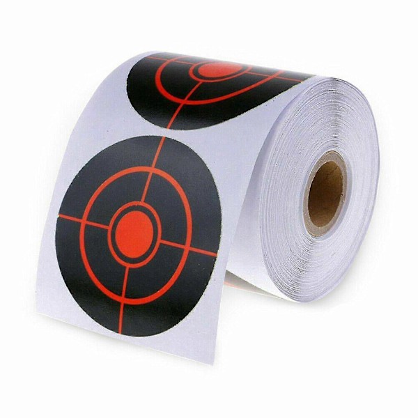 250 stk/rull Skyteskive Selvklebende Skyteskiver Splatter Reaktiv Klistremerker