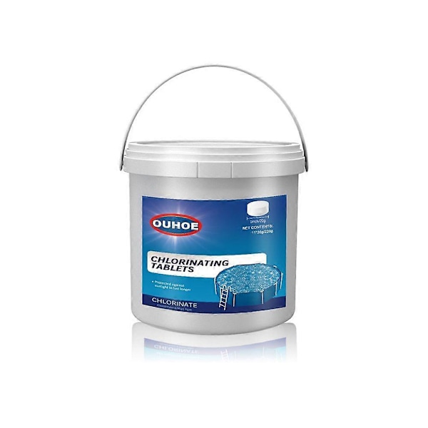 300 st Klor Tabletter Rengöringstablett Kemisk Flytande Pool Badtunna 220g