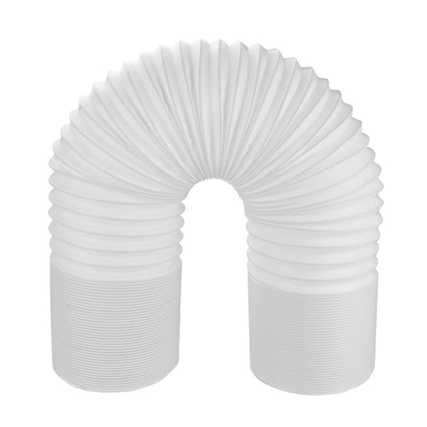 Aftræksrør til klimaanlæg PP Ståltråd Foldbart Strækbart Mod Uret Ventilationsrør CCW Gevind 3 Meter Længde 150 mm Diameter
