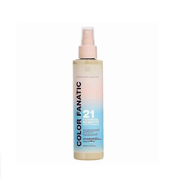 Color Fanatic Multi-Tasking Leave-In Hårspray för Färgbehandlat Hår, Leave-In Värmeskyddande Behandling, Sulfatfri & Vegansk, 200ML 2PCS