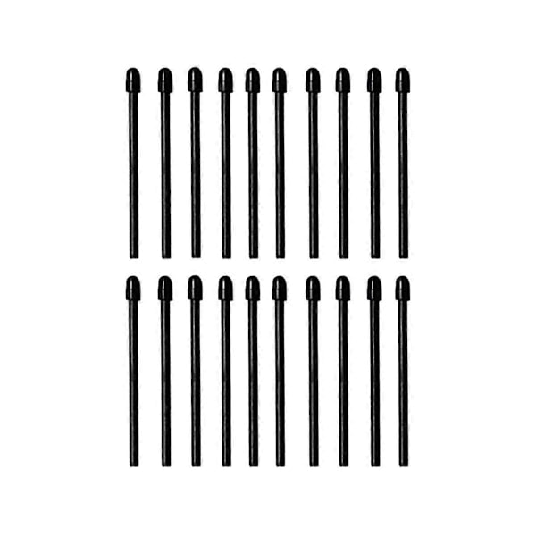 (20 Pak) Markeringspens-spidser/nibber til Remarkable 2 styluspen - udskiftning af bløde nibber/spidser - sort