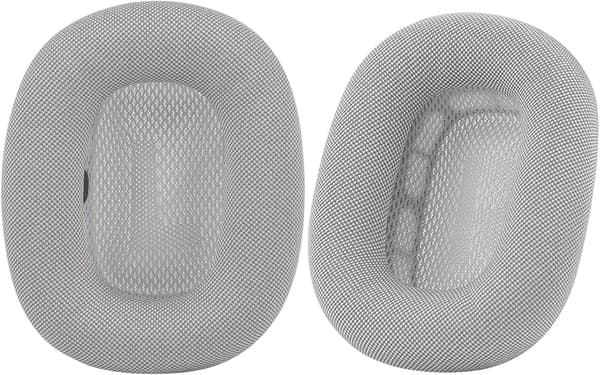 AirPods Max erstatningsøreputer øretelefonputer mesh ørevarmere øreputer sølv