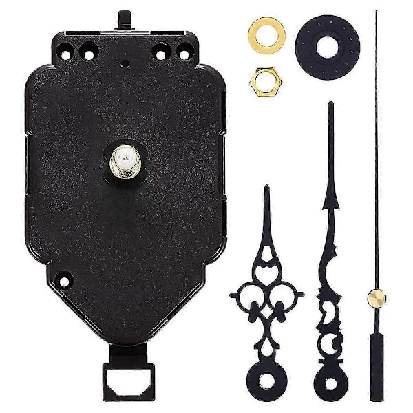 2 st 23mm Quartz Pendel Klocka Urverk Mekanism med Klockvisare Kit för DIY Klockreparation