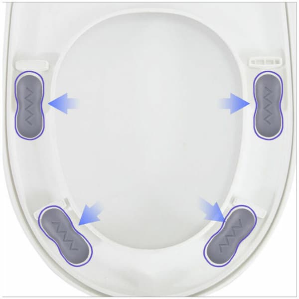 WC-istuimen pehmusteet, 8 kpl