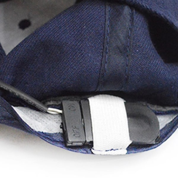 Camo-baseballlippis otsalampulla, kirkkaat LED-valot, unisex, miesten taskulamppulippis-hy Navy Blue