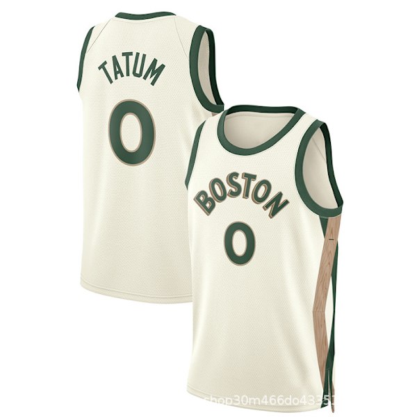 Uuden kauden #0 Boston Celtics treeniurheilu koripalloliivi 24city Off-white M