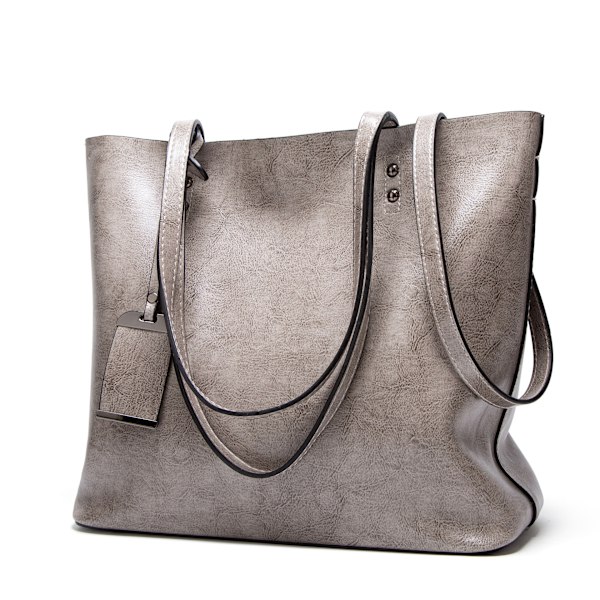 Damehåndvesker Topphåndtak Håndvesker Dame Håndvesker Skuldervesker Crossbody Vesker Tote Vesker Håndvesker Grå 1 stk