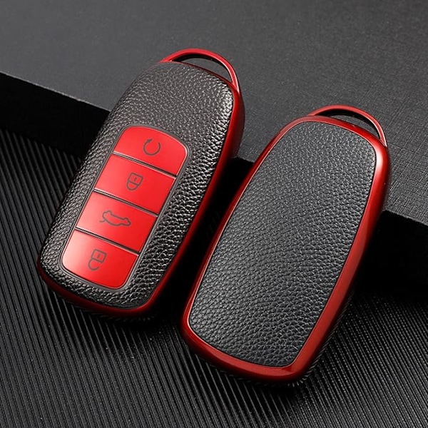 Bilnøglehus Fjernbetjeningsnøgleboks Beskyttelsesknap Beslag Nøgle Tilbehør, til Chery Tiggo 8 Pro Tiggo 8plus 5 Plus 7pr