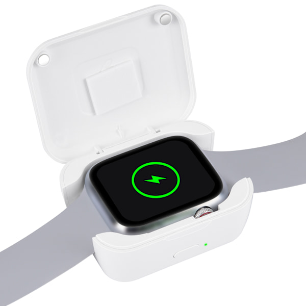 Ny trådlös laddare Kreativ smartklocka trådlös laddare Portabel och lätt mini powerbank