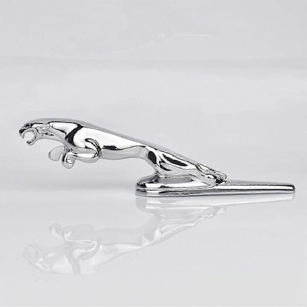 Jaguarille 3D-emblemi Auton Etuosaan, Auton Peite, Kromattu Kotka-merkki, Auton Tarvikkeet