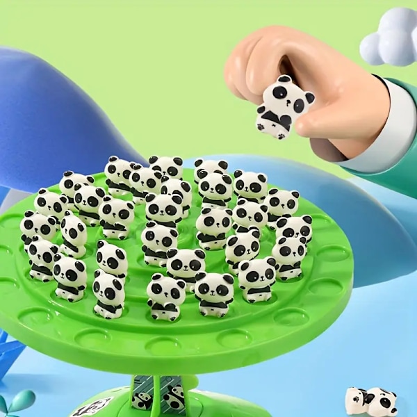 Panda Balanse-tre, Dobbeltspiller Puslespill Bordleker
