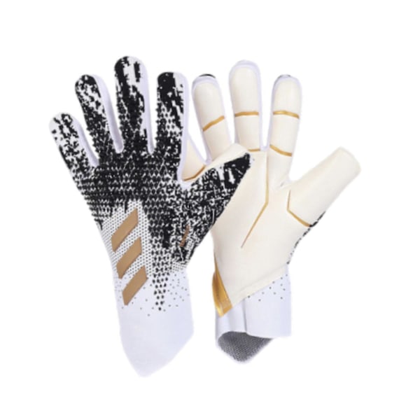 Keeperhansker for barn, sportsutstyr for fotballentusiaster, barn, nybegynner, størrelse 8, rød 10 size gold
