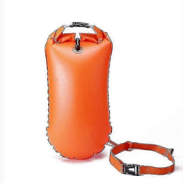 Svømmebøje Tow Float Dry Bag, Vild Svømning Float, Oppustelig Vandtæt Dry Bag Yellow