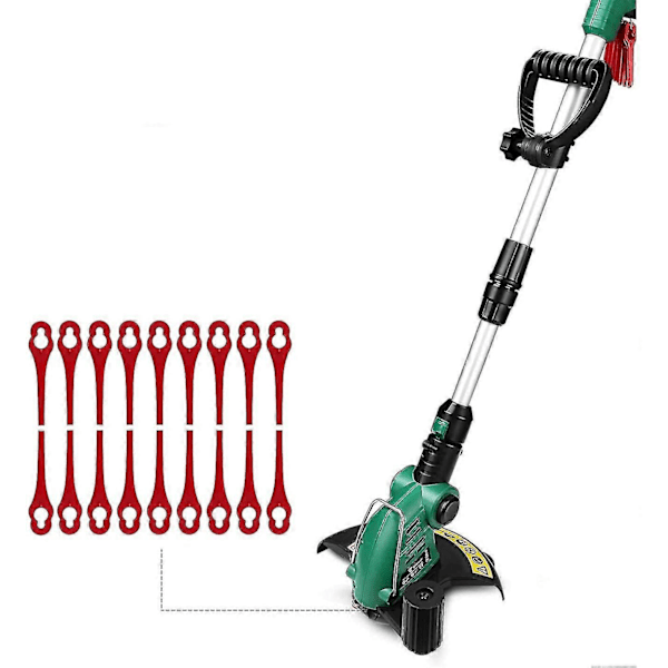 Sæt med 50 udskiftningsblade kompatible med Florabest kanttrimmer Lidl Frta 20 A1, Fat 18b2, Fat 18b3