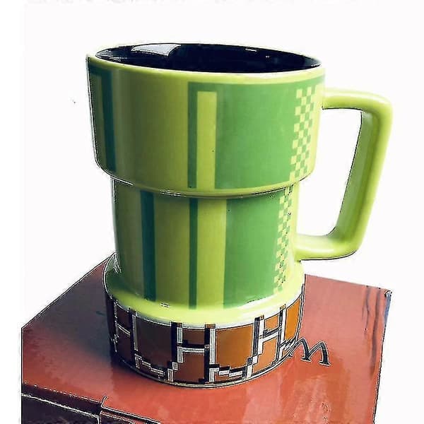 400ML Vattenrör Keramisk Mugg Tecknad 3D Kaffekopp Drickmugg Present Till Vänner
