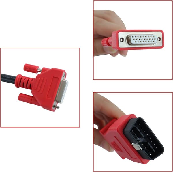 DA-4 1,8 m Snap-on OBDII/OBD2-yhteensopiva auton datakaapeli