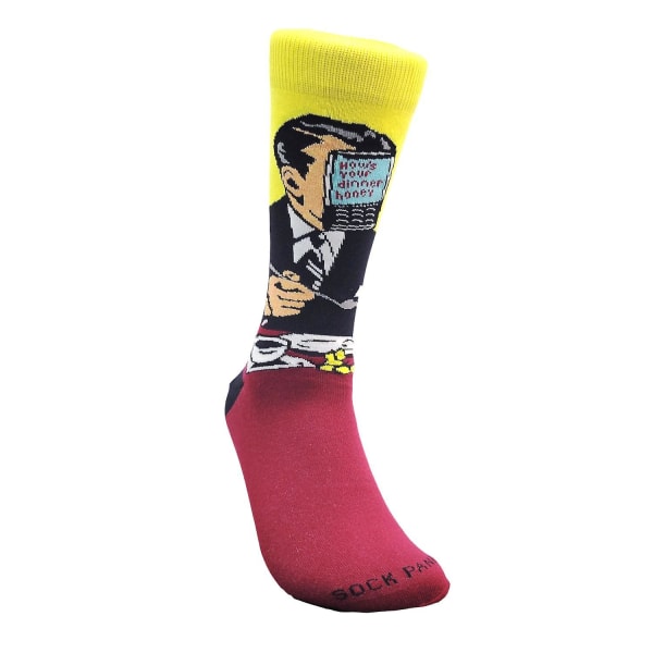 Modern Date ja uudet normaalit sukat Sock Pandasta (Adult Large)