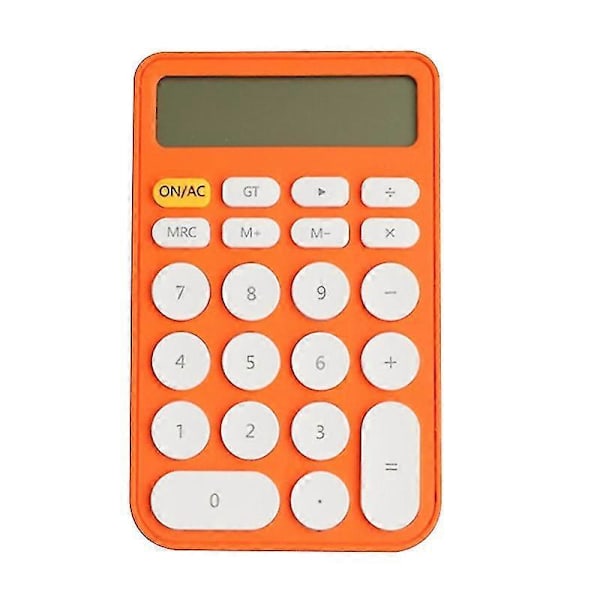 12-numeroinen laskin, oppimislaskimet, suuri LCD-näyttö kotiin, toimistoon ja opiskelijoille Orange