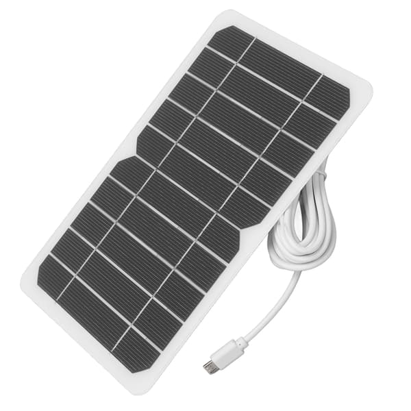 Micro USB-utgang 5W 5V Solcellepanel DIY Solcellelader Polysilisium Mobiltelefonlader