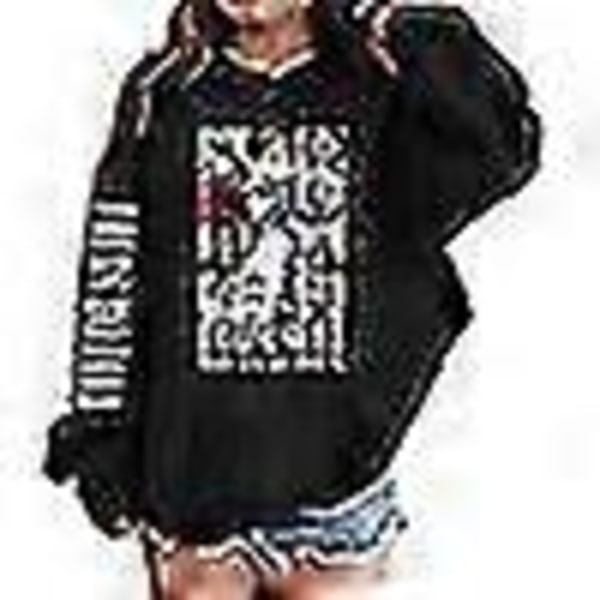 Jentehettegensere 1989 Casual Taylor Genser Barn Gutter Swifts Pullover med Hette 140 01gray