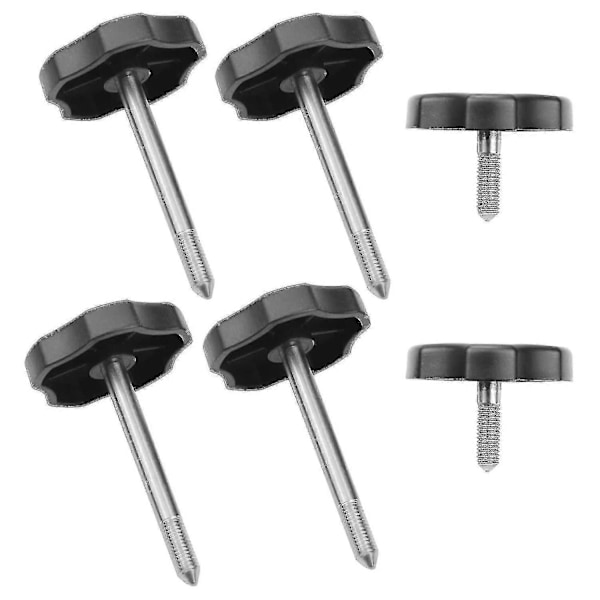 Soft Top Vinduesramme Dør Omkring Knop Skrue Med Stift Til Wrangler Jk 4-dørs 2007-2018 (4 Lange +2