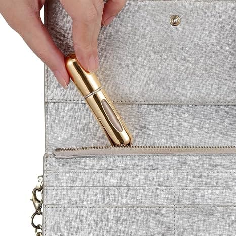 Bærbar Mini Påfyllbar Parfyme Atomizer Flaske Atomizer Reisestørrelse Sprayflasker Tilbehør 5 sett à 5ml/0.2oz